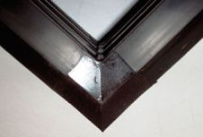 gaskets corner, rounded edge